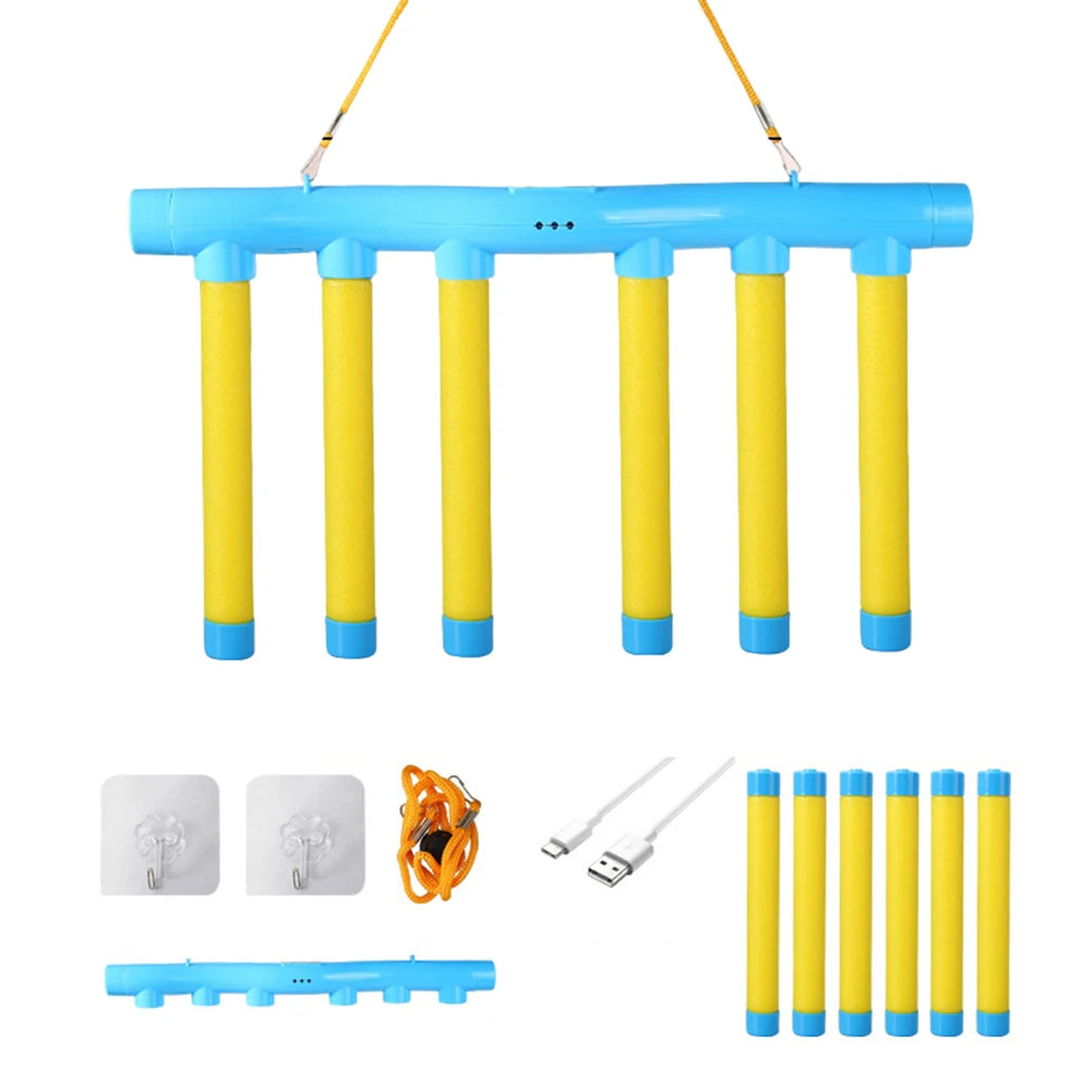 Reflex Challenge Game Catch & Drop Stick-Game Enhance Hand-Eye Coordination with Adjustable Speed Sensory Integration Trainer